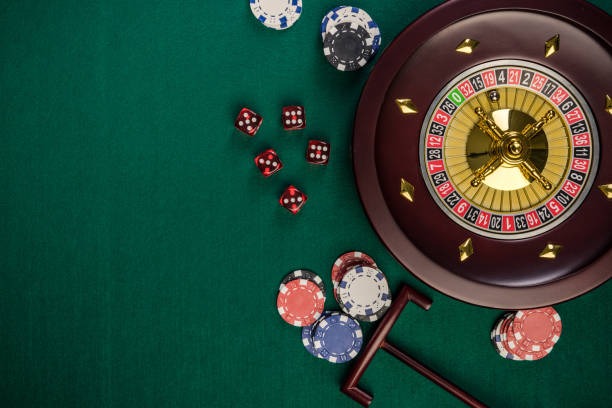Live casino table interface showing game options